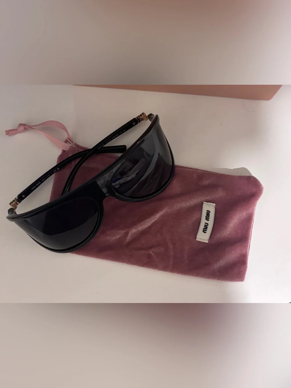 Black Shield Sunglasses